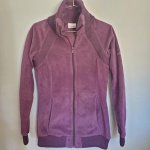Columbia Purple Zip-up Jacket